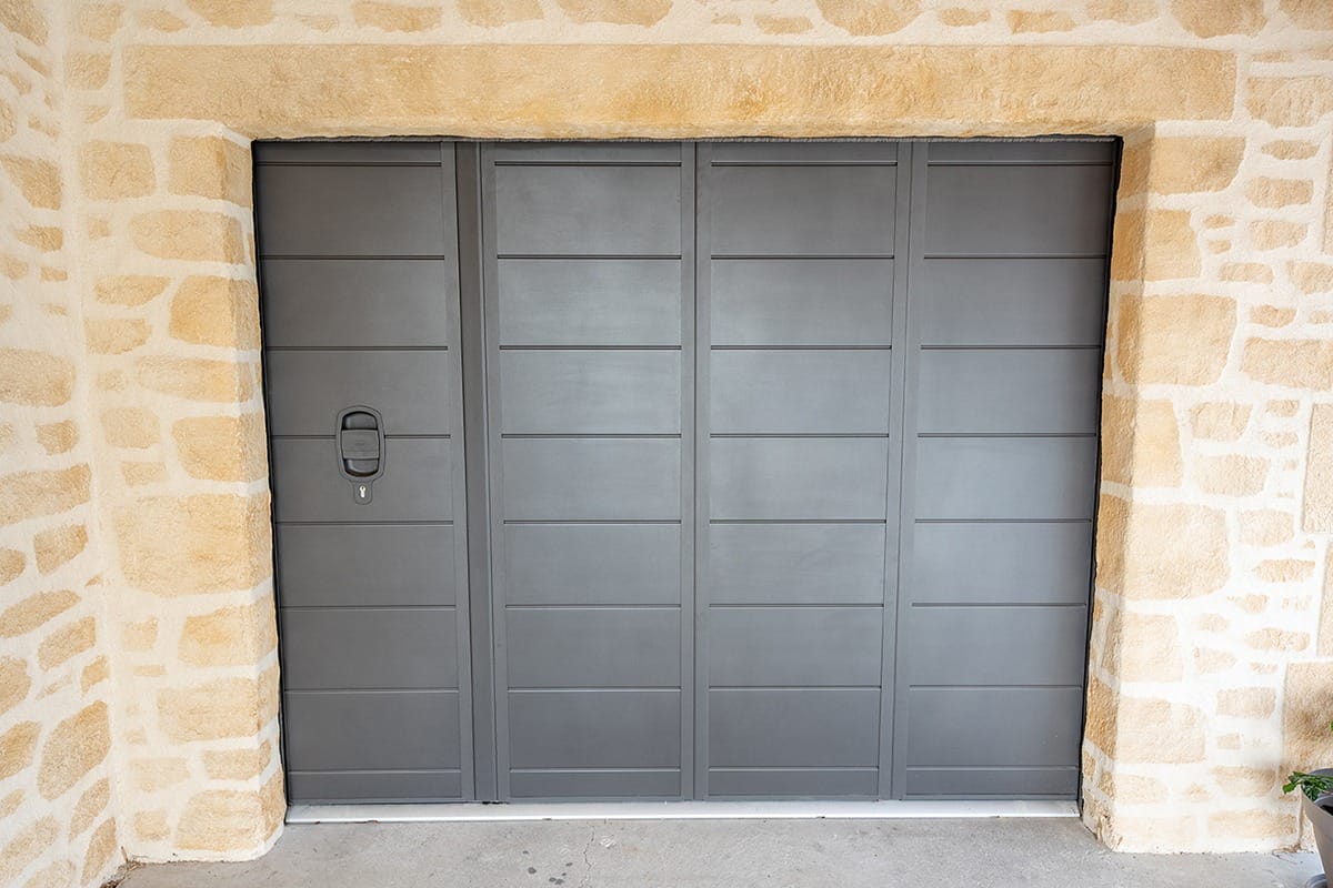 Porte de garage coulissante alu