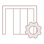 Picto motorisation porte de garage