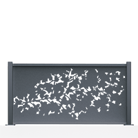 Panneau découpe laser Floral