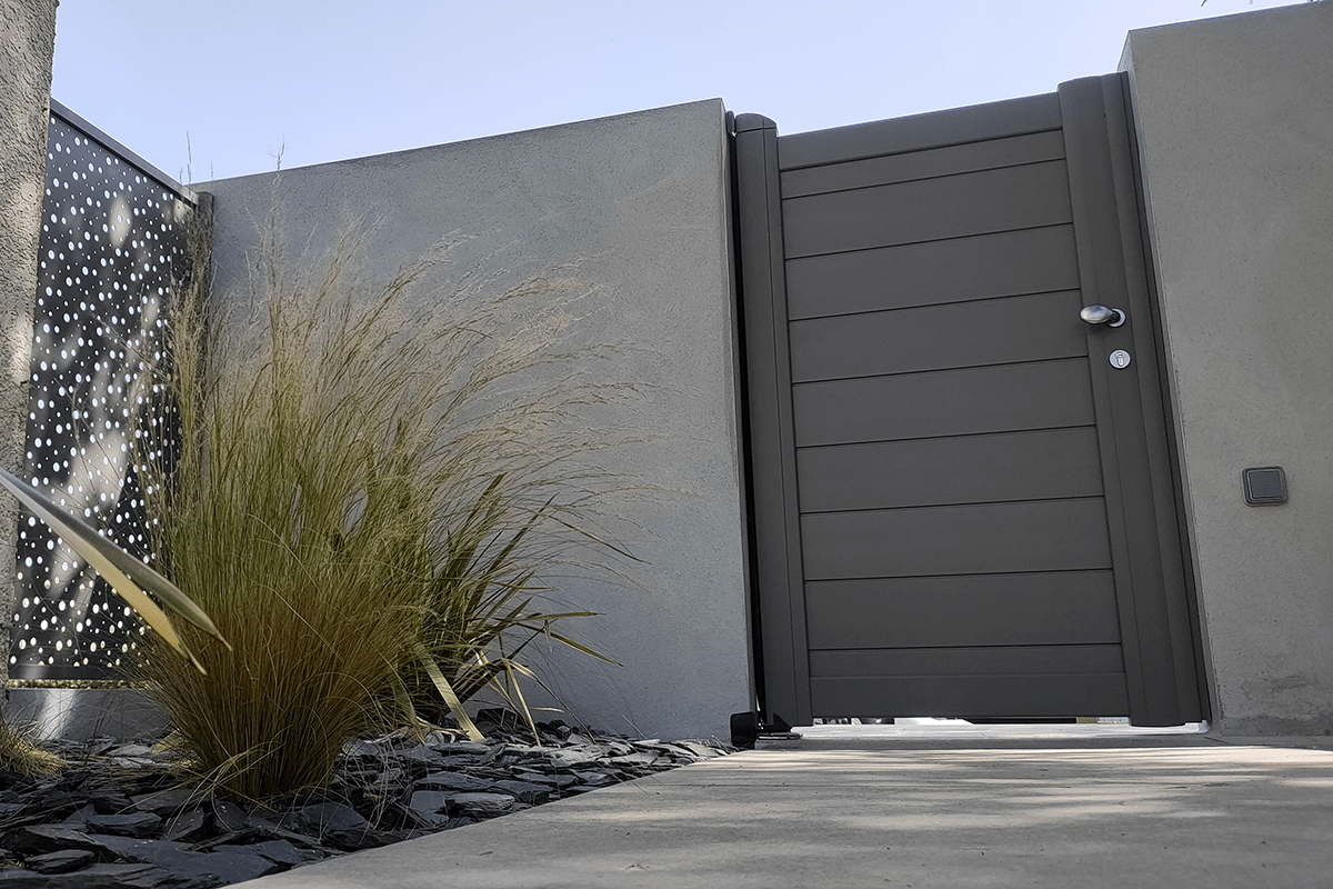 Portillon Signature Origin lames 170 RAL 9007