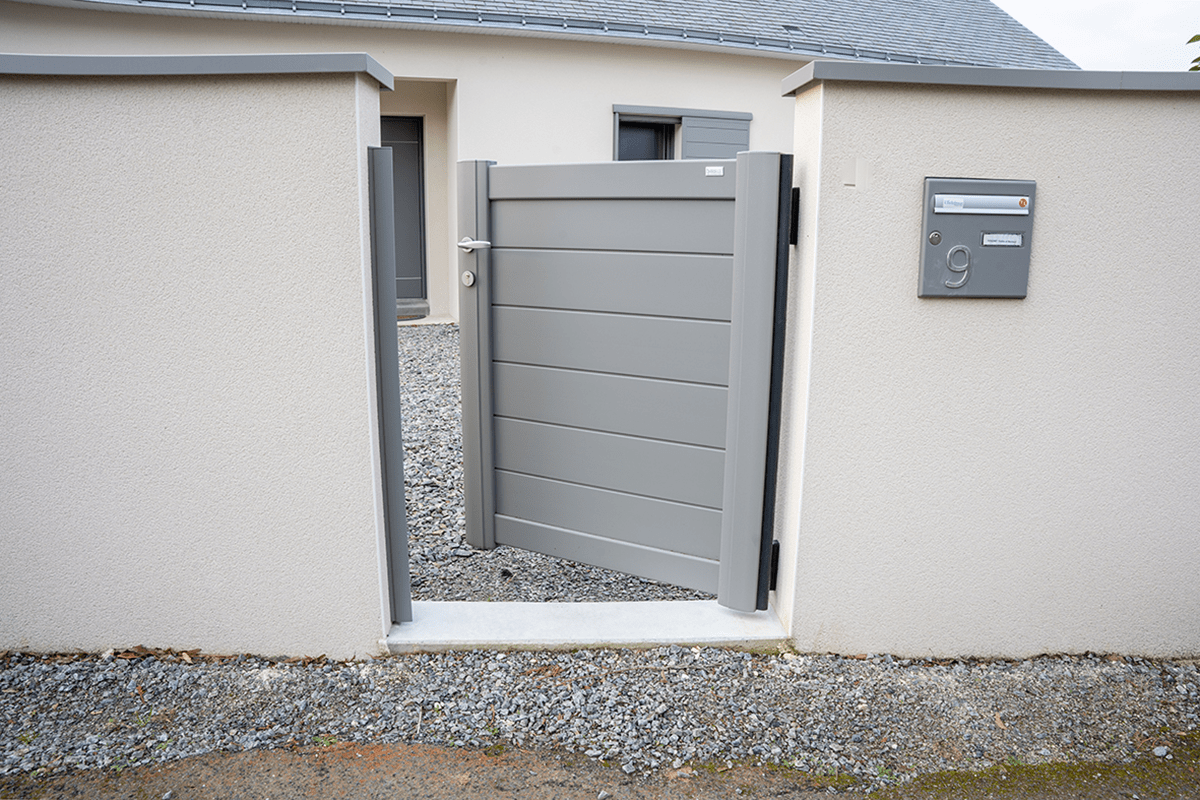 Portillon Signature Origin lames 170 RAL 9007