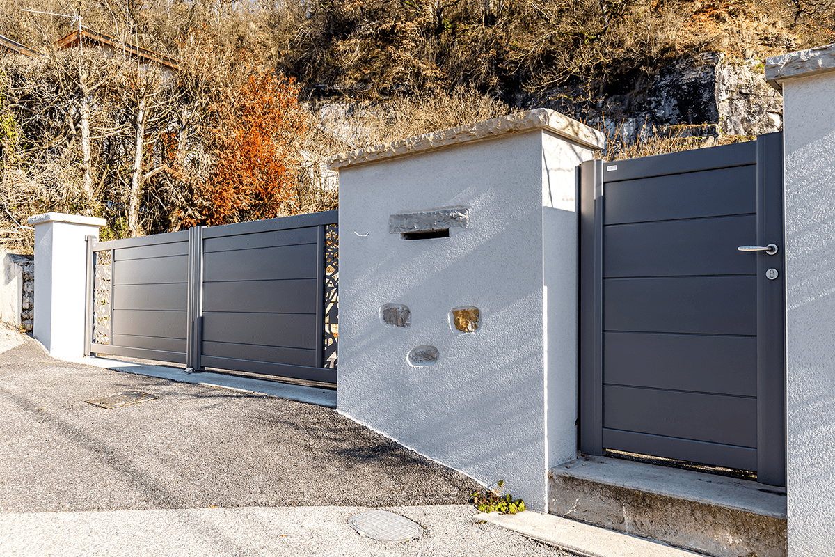 Portillon Signature Origin lames 255 RAL 2900