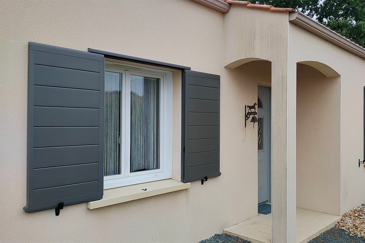 Volets coulissants gamme Exclusive modèle Annapurna - RAL2900