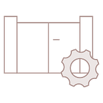 Picto motorisation portail battant