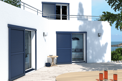 Volets coulissants aluminium Tourmaline – Gamme Élégance
