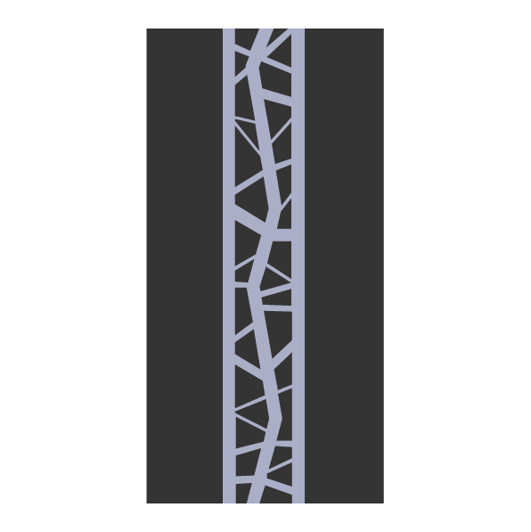 Panneau design décor Arte vertical