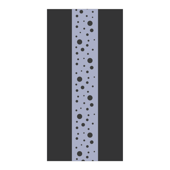 Panneau design décor Bulles de savon vertical