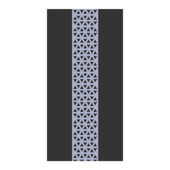 Panneau design décor Exa vertical