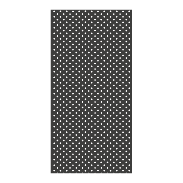 Tôle perforée décor diamant vertical