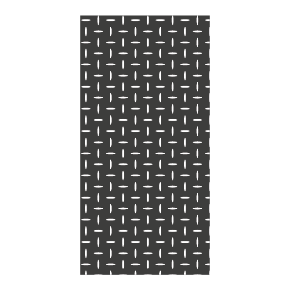 Tôle perforée décor ellipse vertical