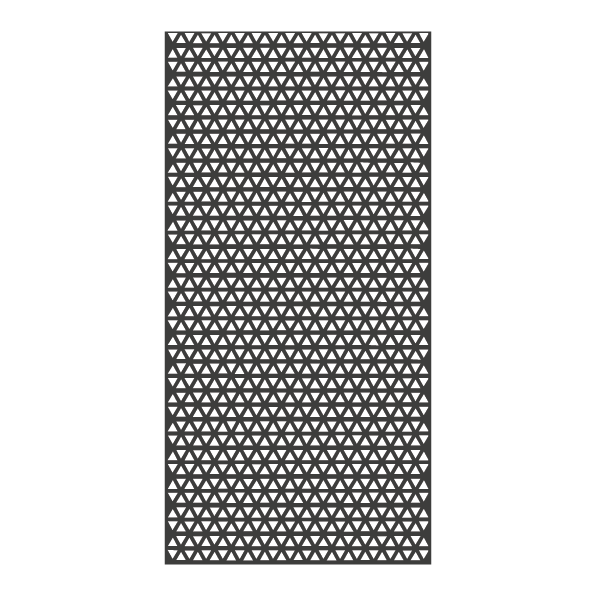 Tôle perforée décor Exa vertical