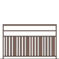 Garde-corps Cambria Autan 1 lisse