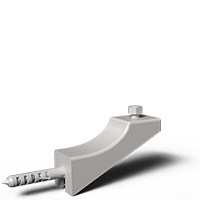 Fixation main courante sur mur